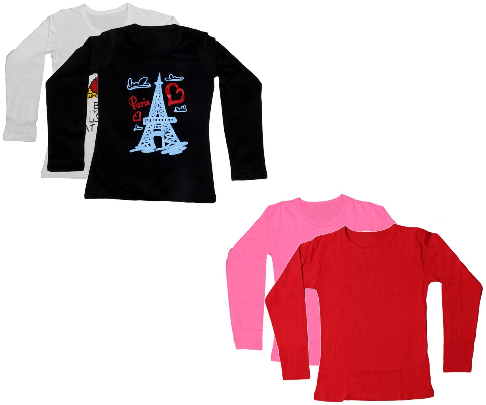 

Indiweaves Girl Cotton Printed T shirt - Multi