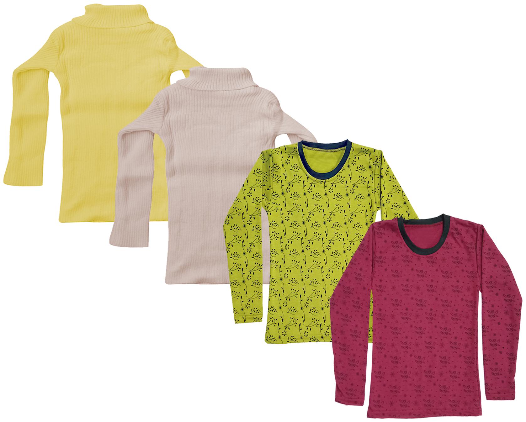 

Indiweaves Girl Wool Printed T shirt - Multi