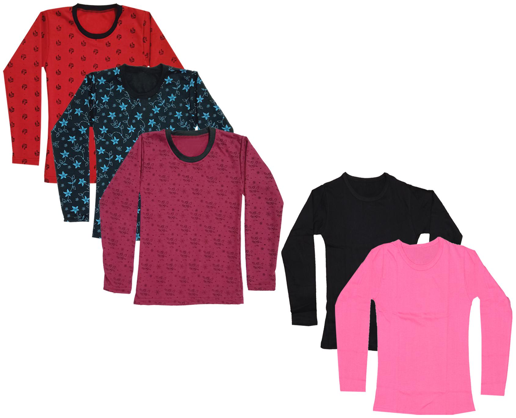 

Indiweaves Girl Cotton Printed T shirt - Multi