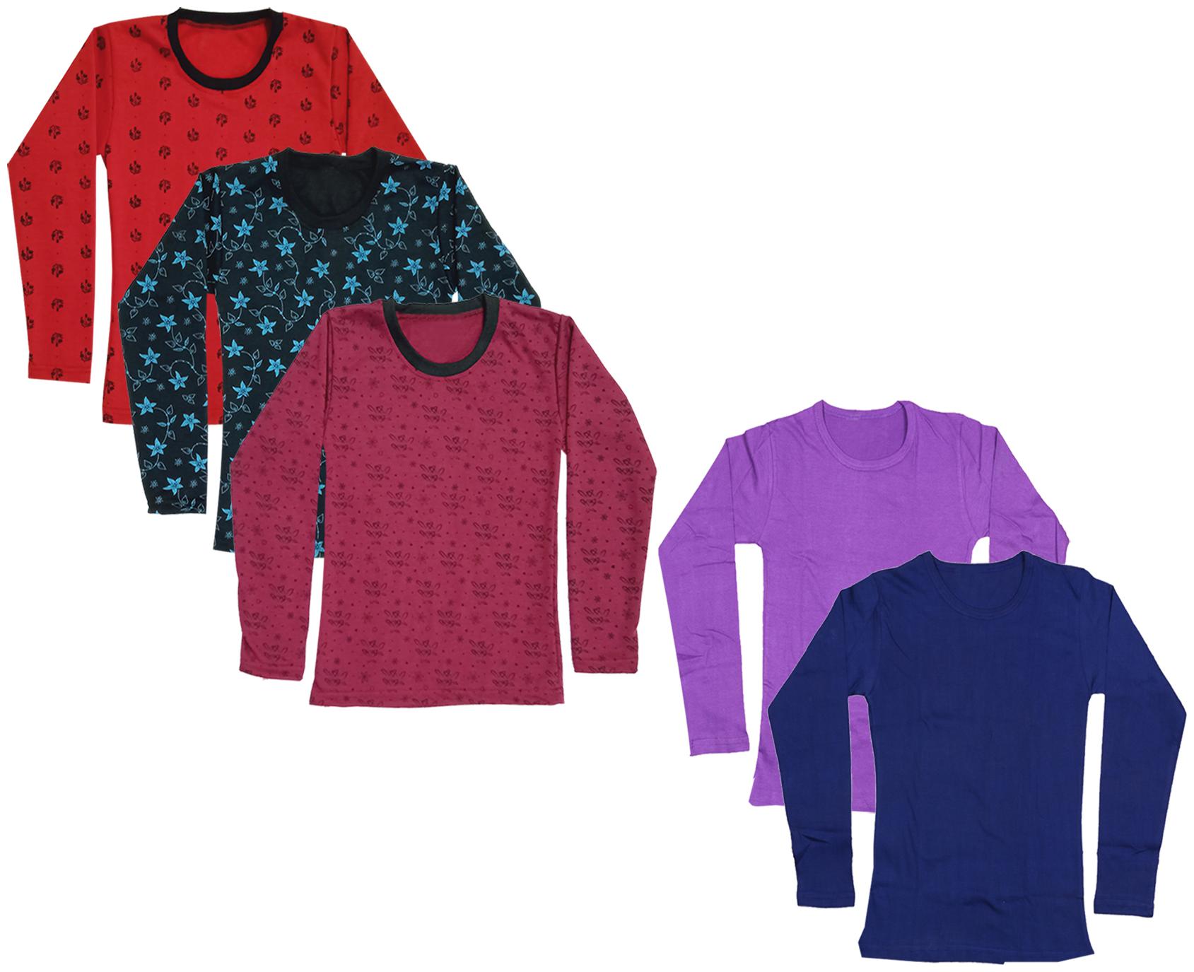 

Indiweaves Girl Cotton Printed T shirt - Multi