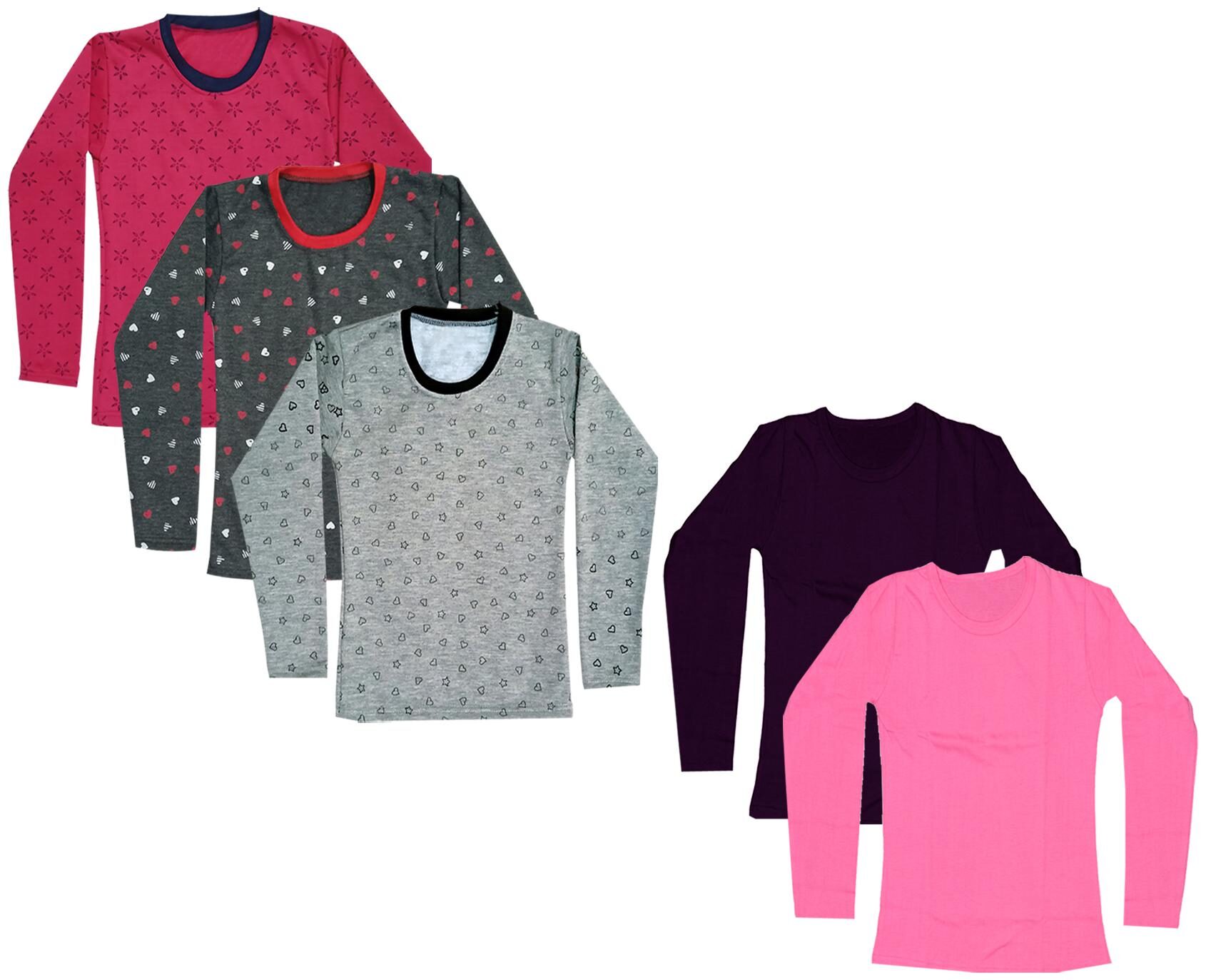 

Indiweaves Girl Cotton Printed T shirt - Multi