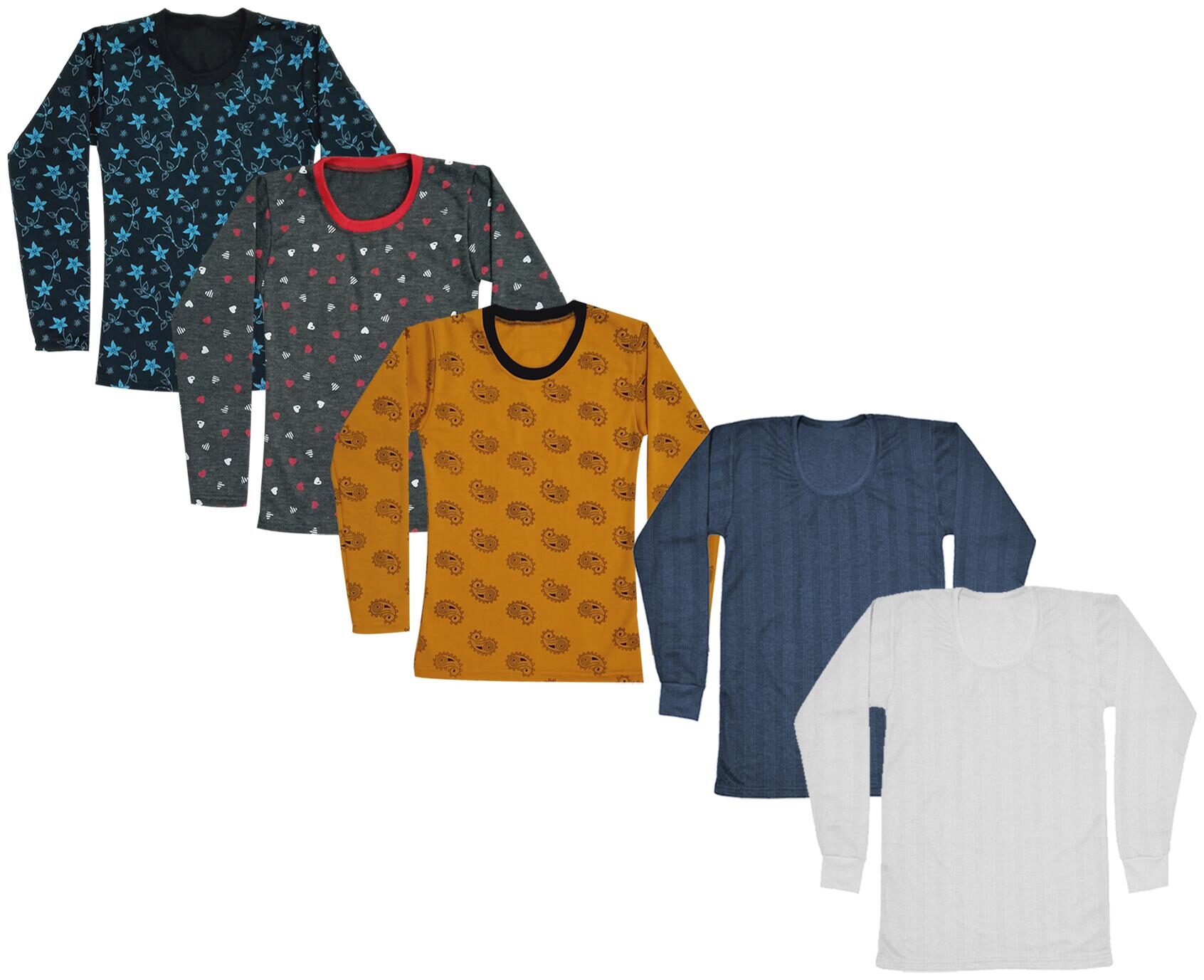 

Indiweaves Girl Wool Printed T shirt - Multi