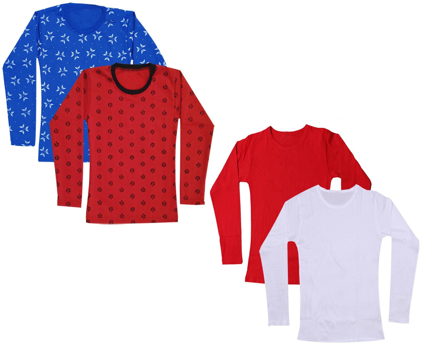 

Indiweaves Girl Cotton Printed T shirt - Multi
