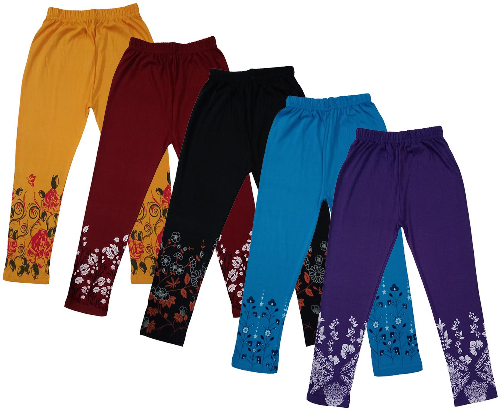 

Indiweaves Girl Cotton Printed Capri - Multi