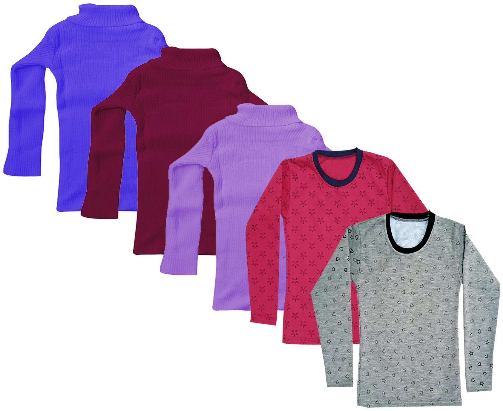 

Indiweaves Girl Wool Printed T shirt - Multi