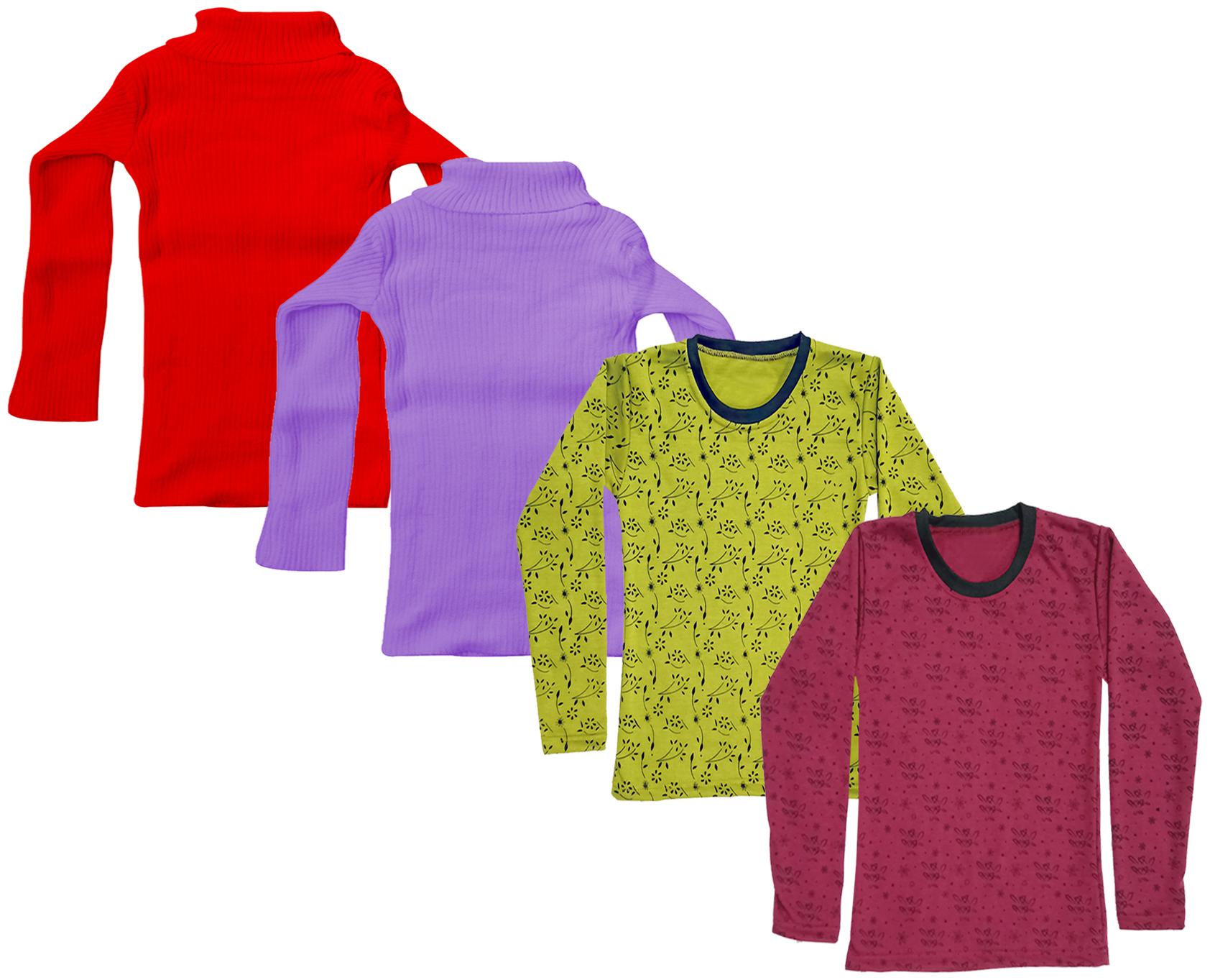 

Indiweaves Girl Wool Printed T shirt - Multi