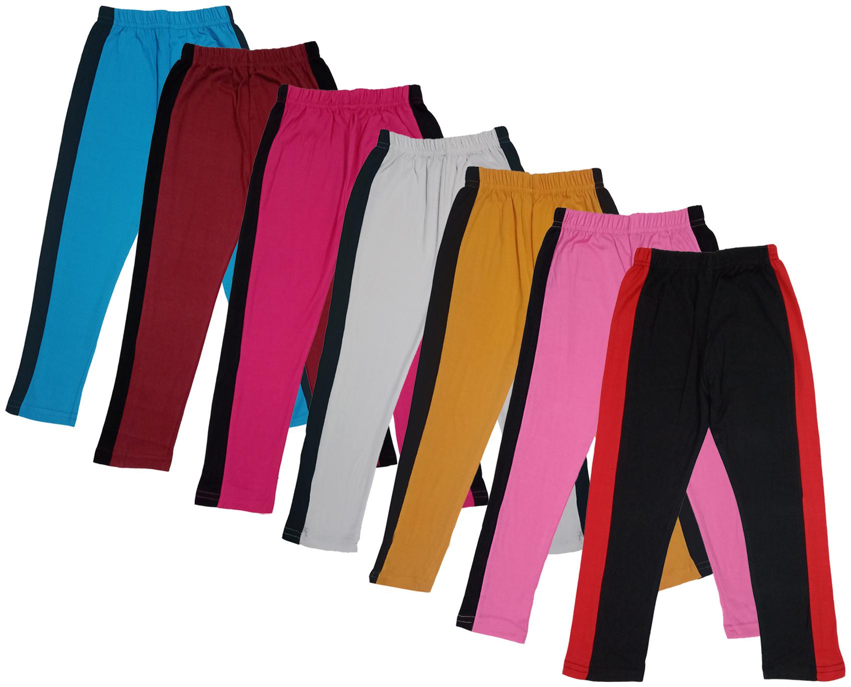 

Indiweaves Girl Cotton Solid Capri - Multi