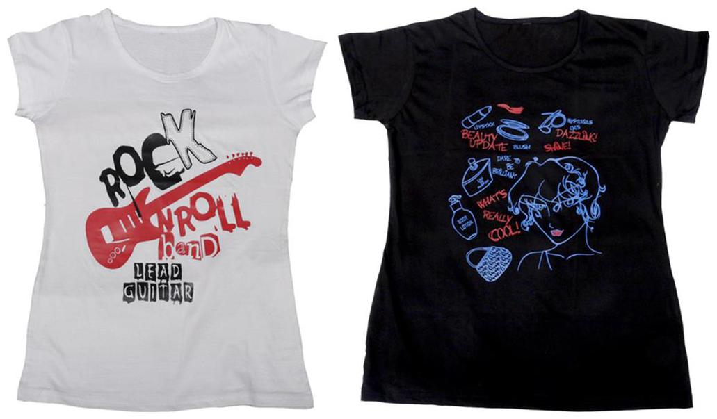 

Indiweaves Girl Cotton Solid T shirt - Multi