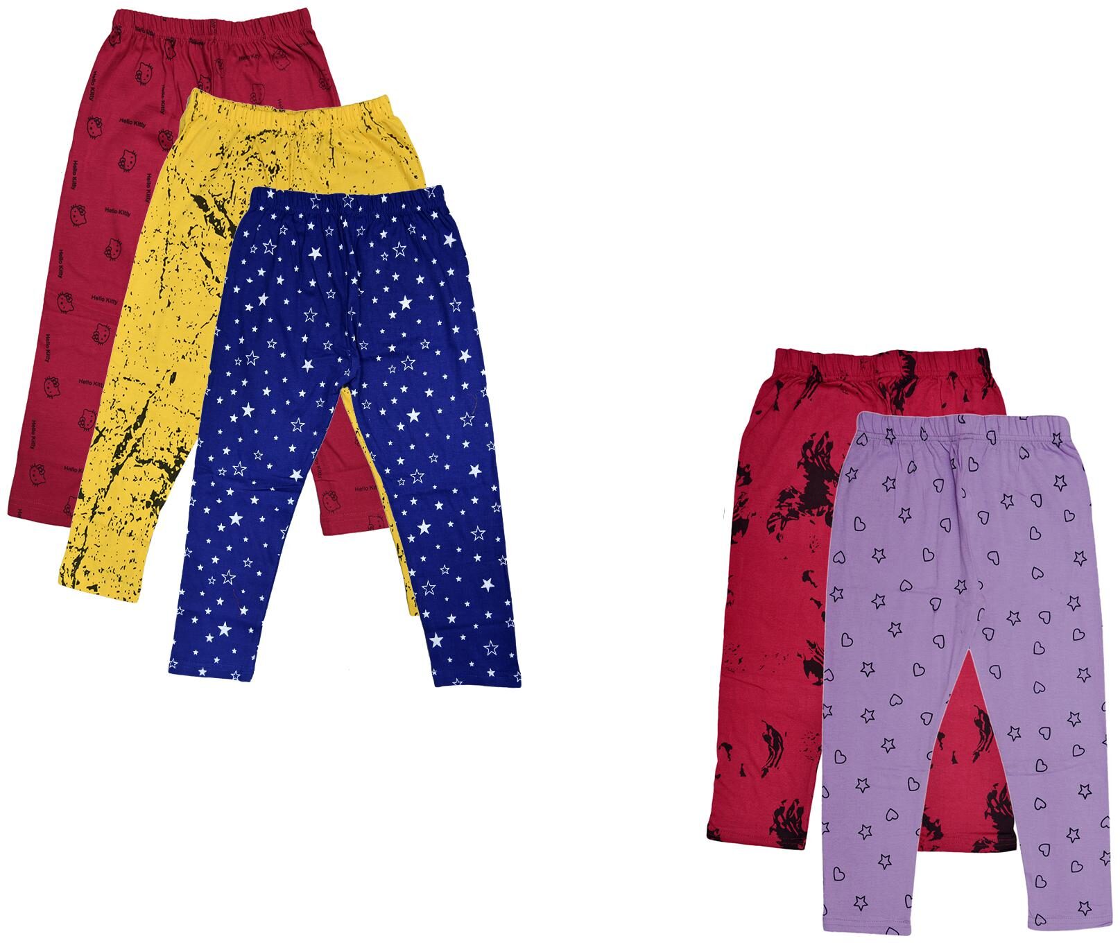 

Indiweaves Girl Cotton Printed Capri - Multi