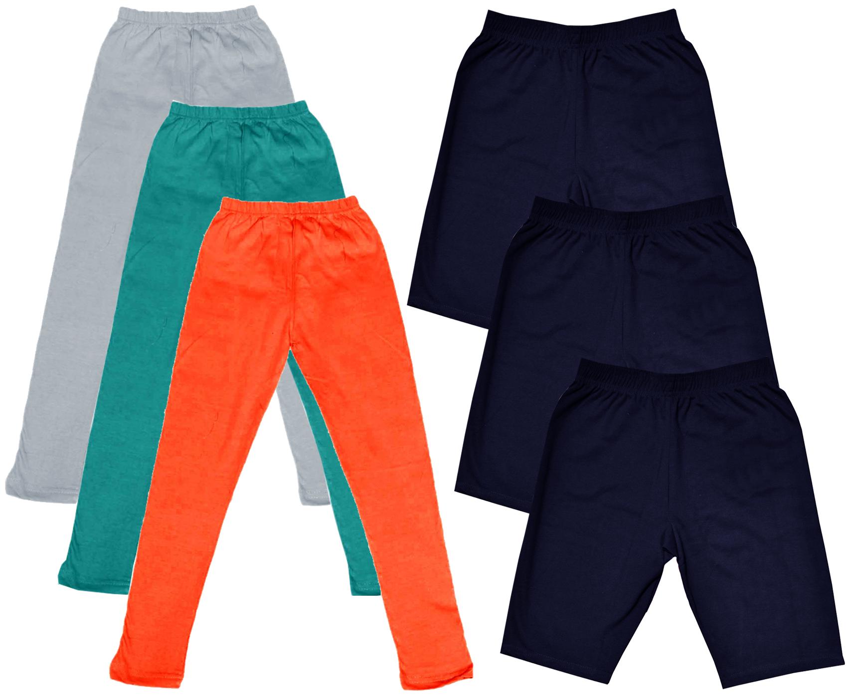 

Indiweaves Girl Cotton Solid Regular shorts - Multi