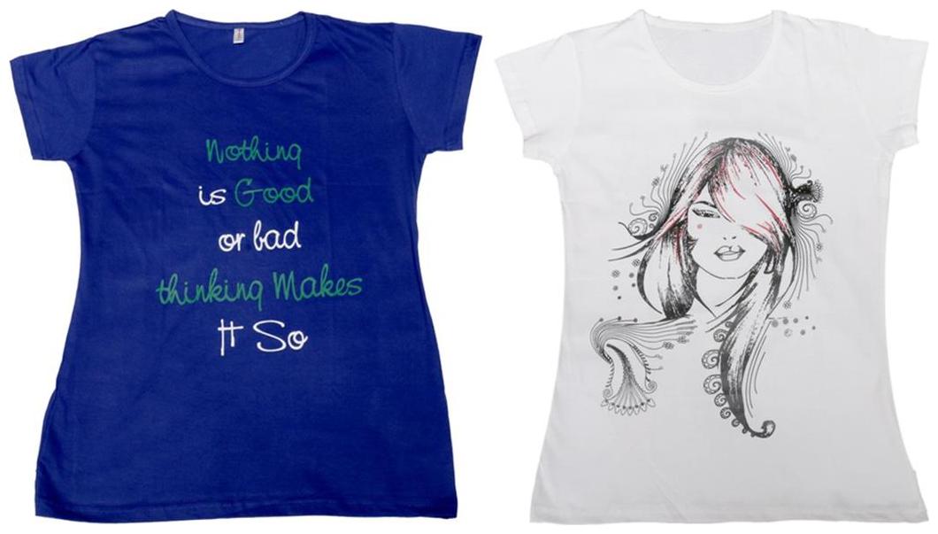 

Indiweaves Girl Cotton Solid T shirt - Multi