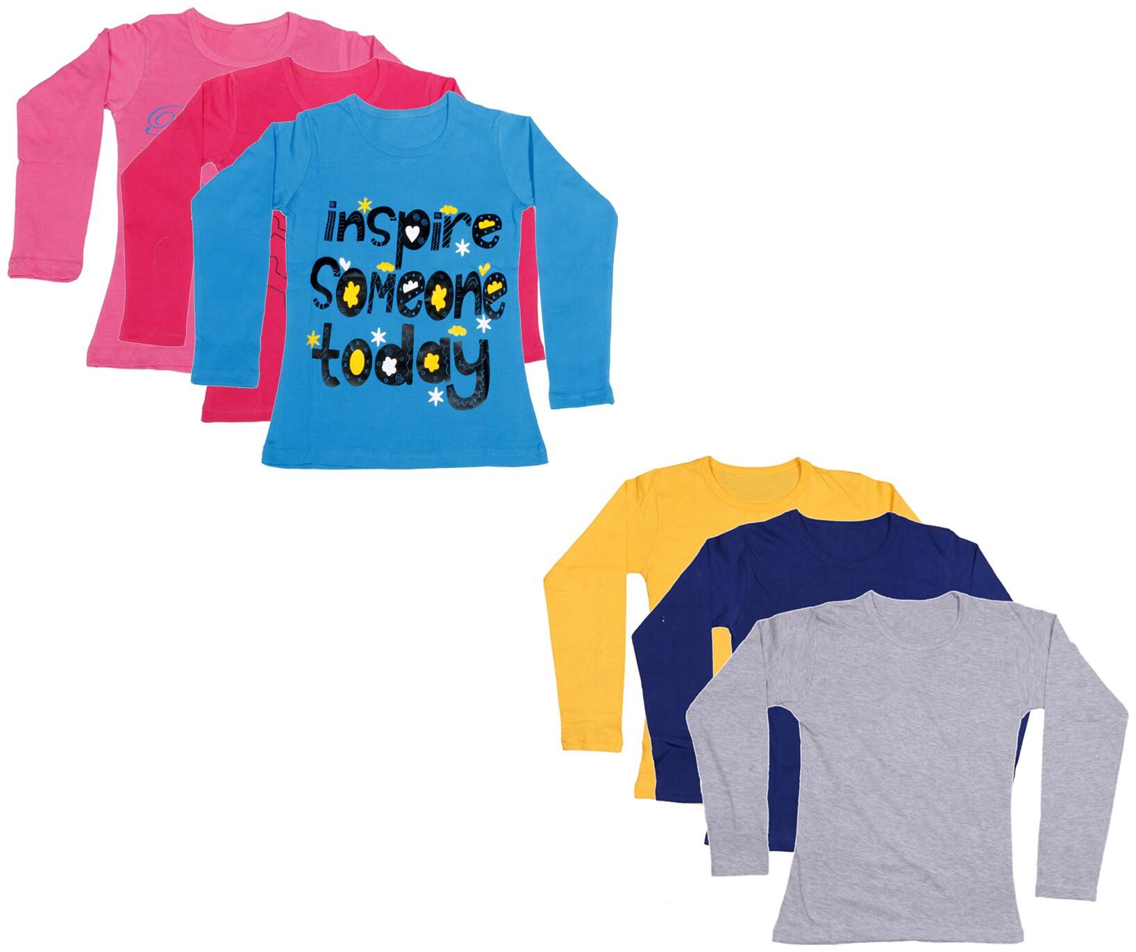 

Indiweaves Girl Cotton Printed T shirt - Multi