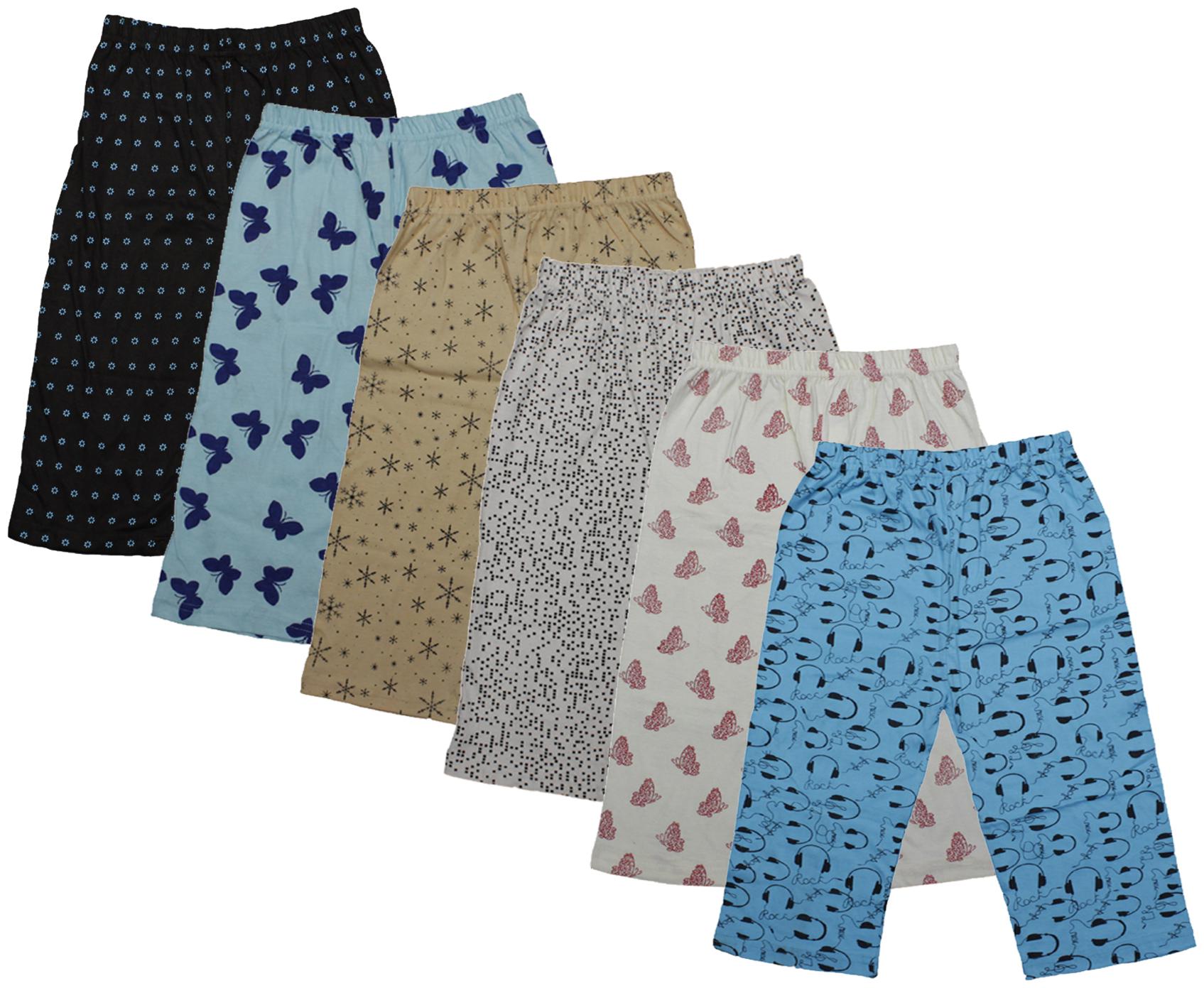 

Indiweaves Girl Cotton Printed Capri - Multi