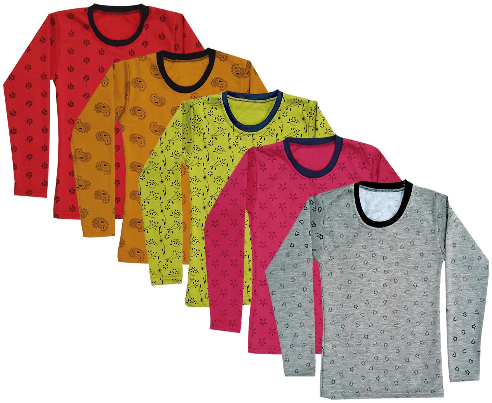

Indiweaves Girl Wool Printed T shirt - Multi
