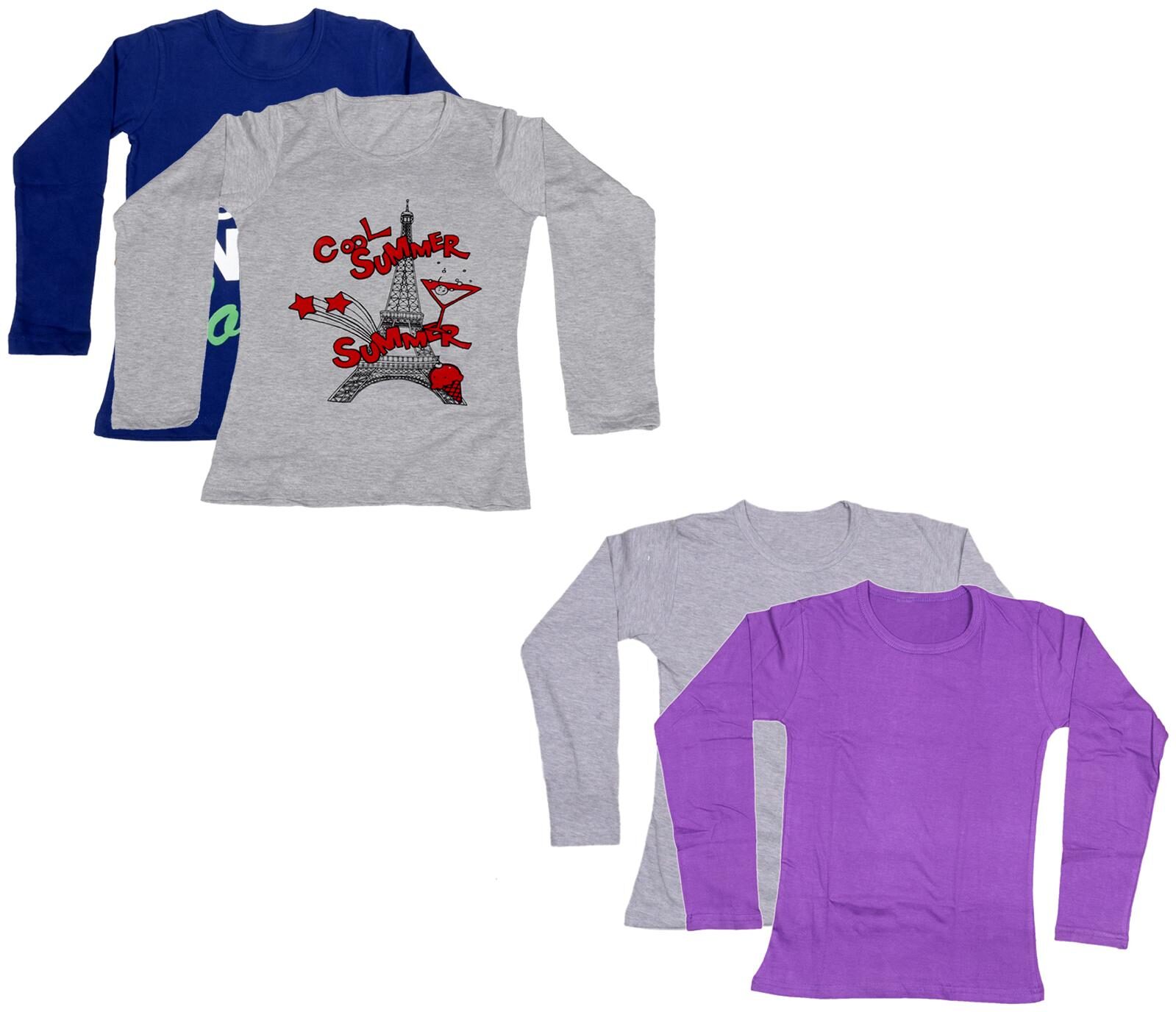 

Indiweaves Girl Cotton Printed T shirt - Multi