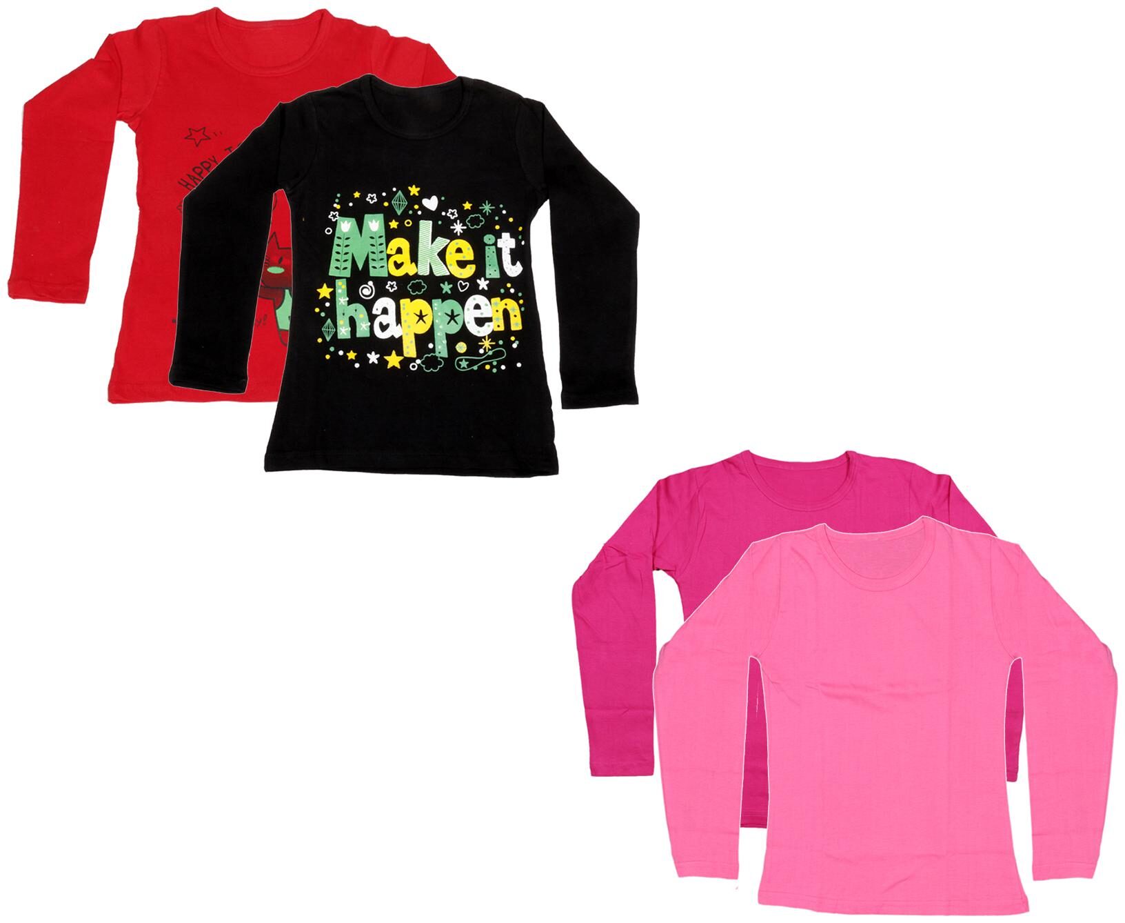 

Indiweaves Girl Cotton Printed T shirt - Multi