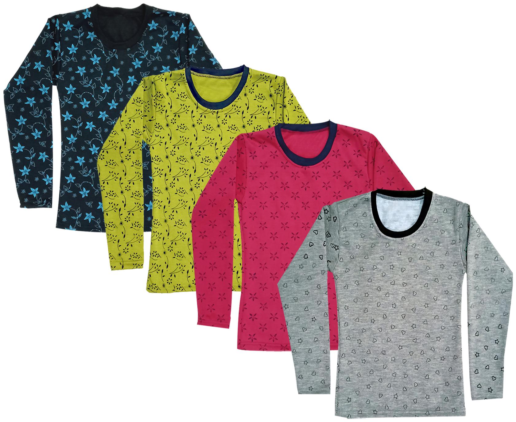 

Indiweaves Girl Wool Printed T shirt - Multi