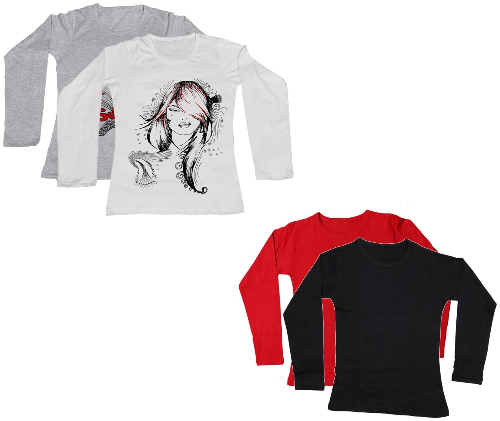 

Indiweaves Girl Cotton Printed T shirt - Multi