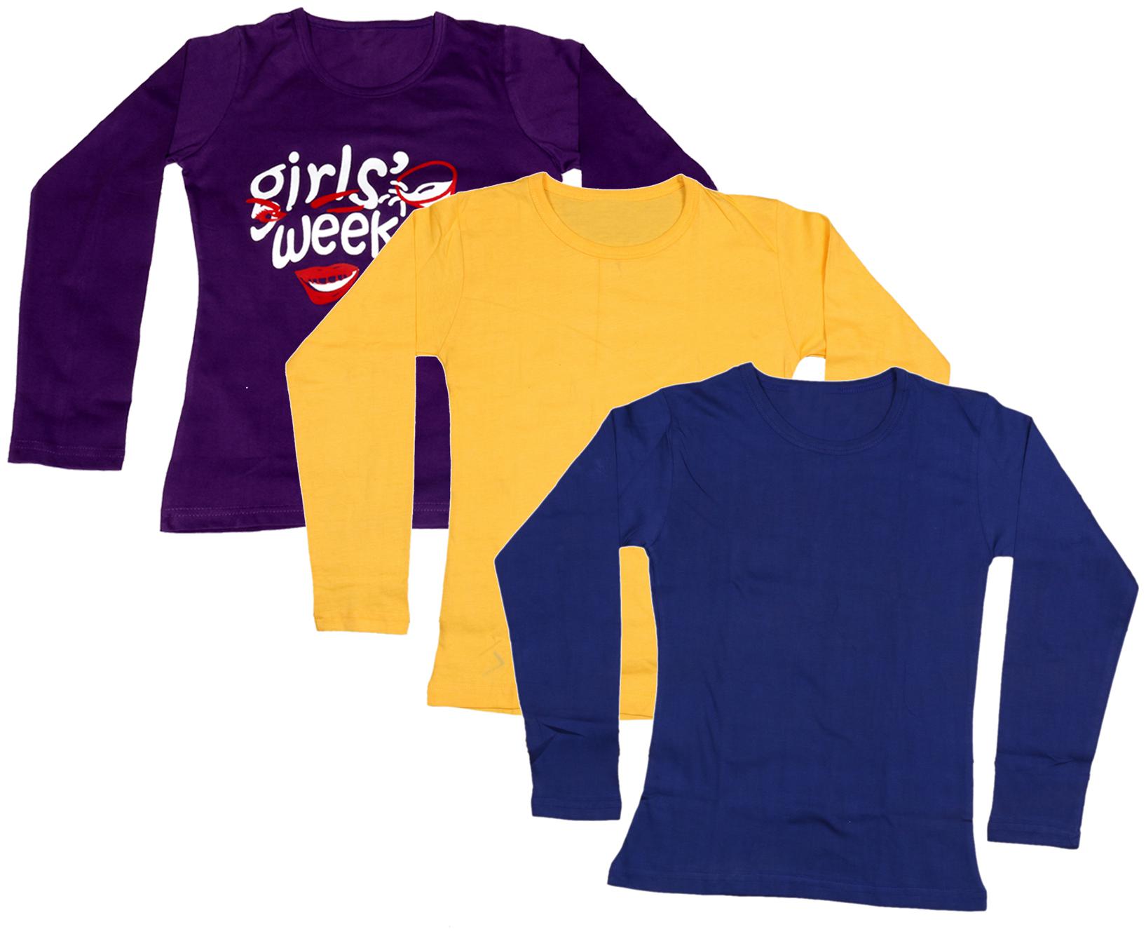 

Indiweaves Girl Cotton Printed T shirt - Multi