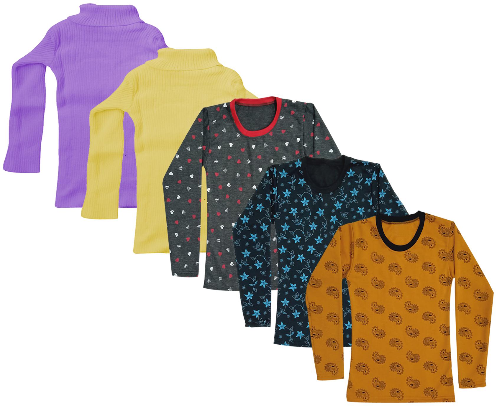 

Indiweaves Girl Wool Printed T shirt - Multi