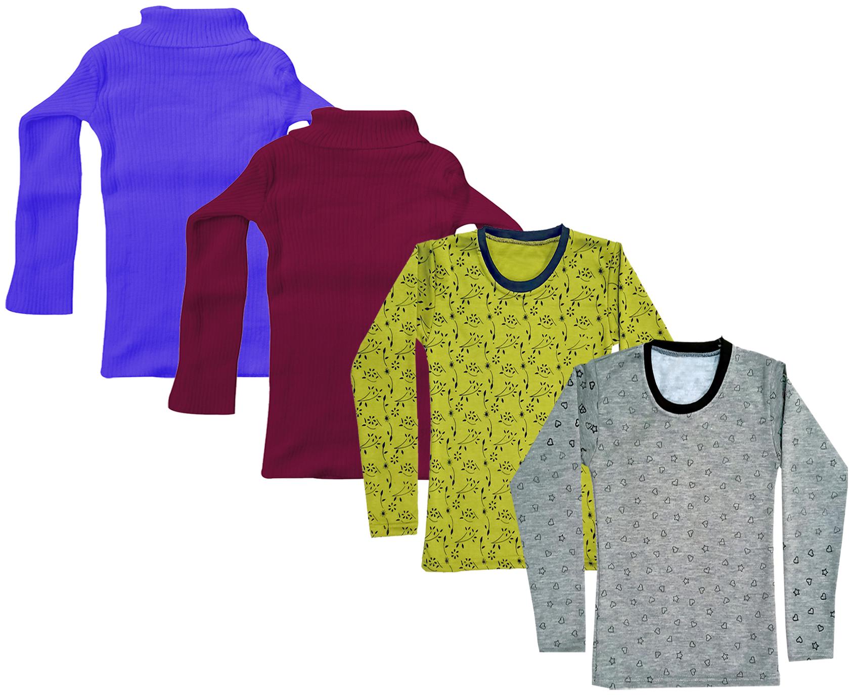 

Indiweaves Girl Wool Printed T shirt - Multi