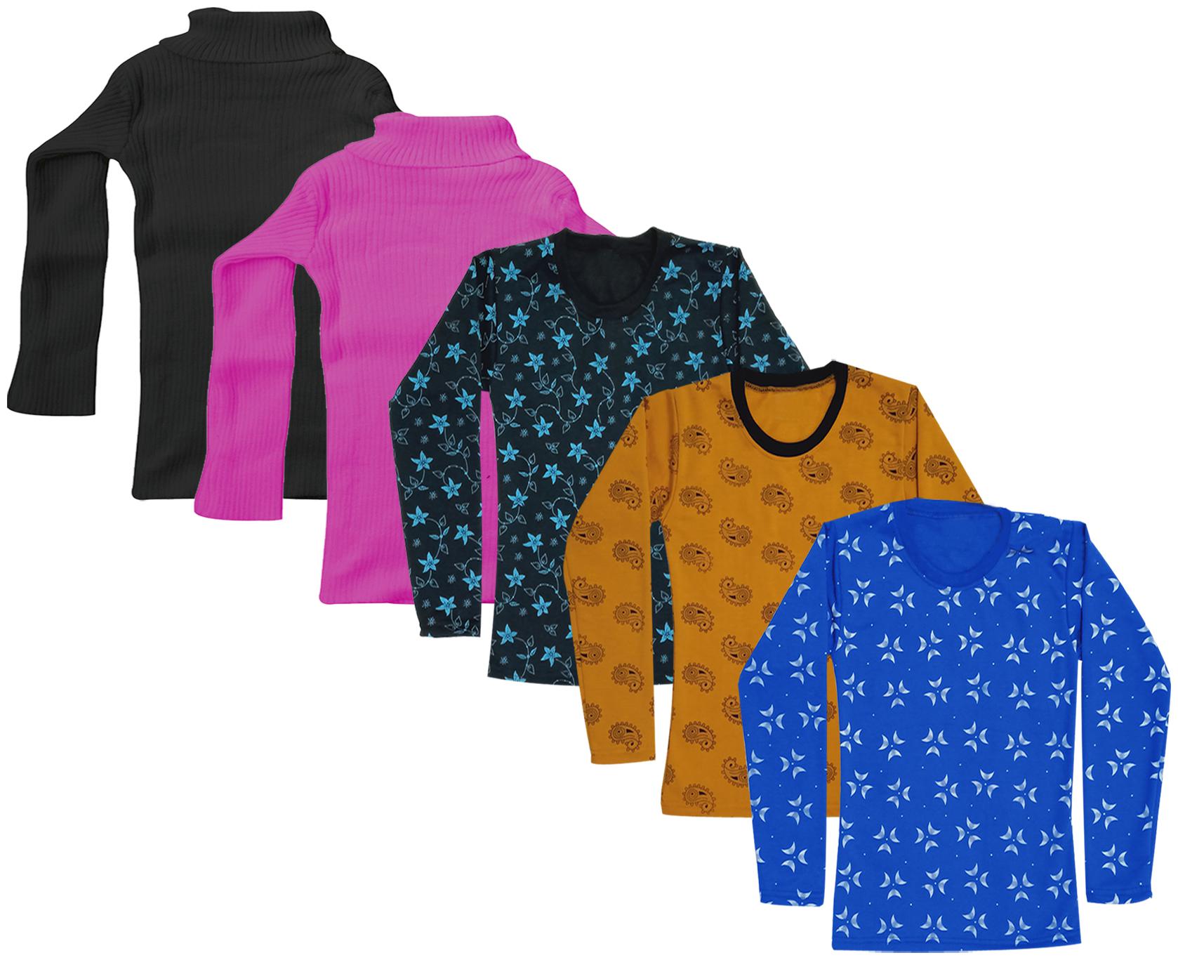 

Indiweaves Girl Wool Printed T shirt - Multi