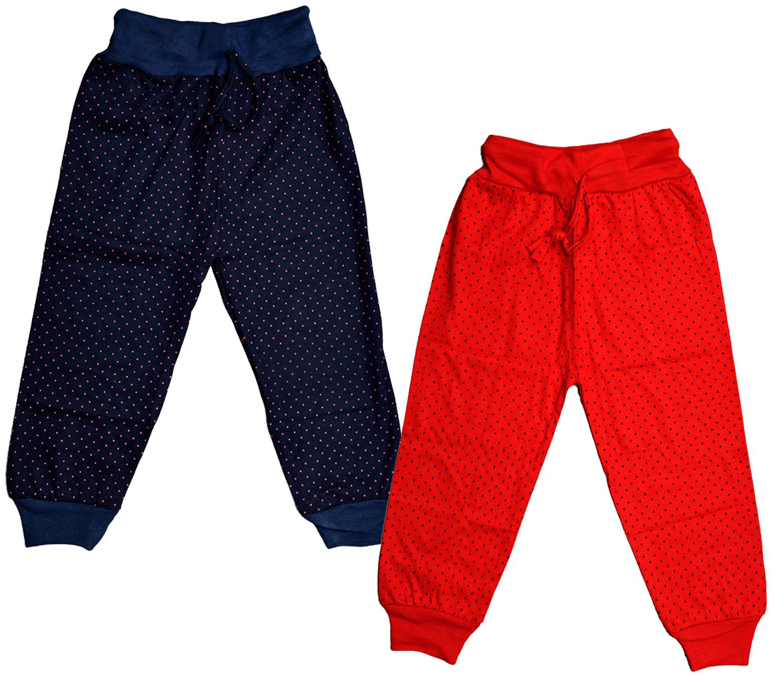 

Indiweaves Girl Cotton Printed Capri - Blue Red