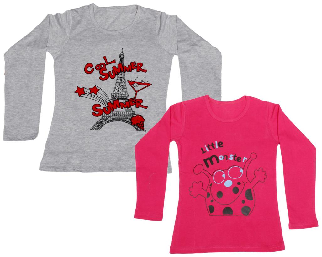 

Indiweaves Girl Cotton Printed T shirt - Multi