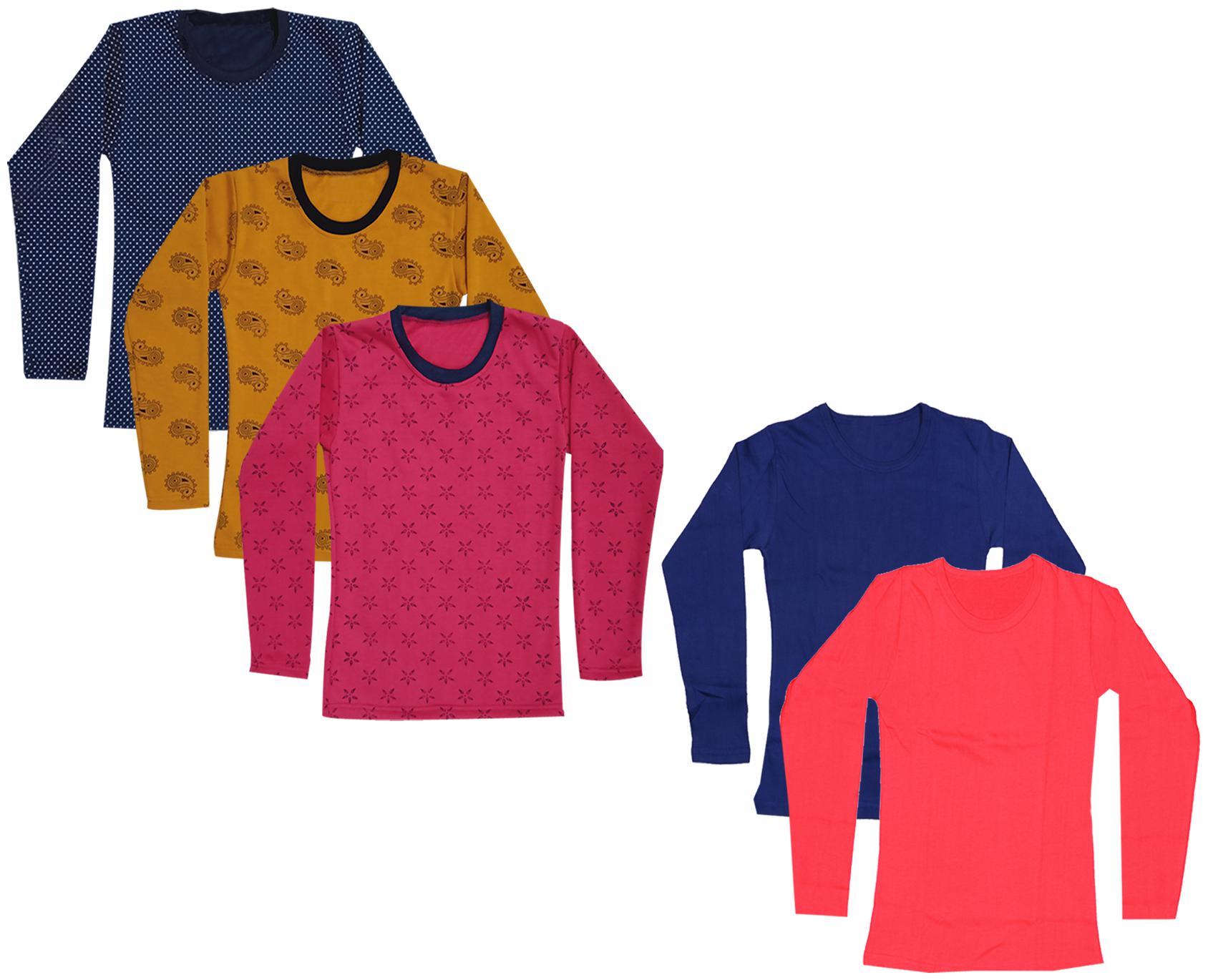 

Indiweaves Girl Cotton Printed T shirt - Multi