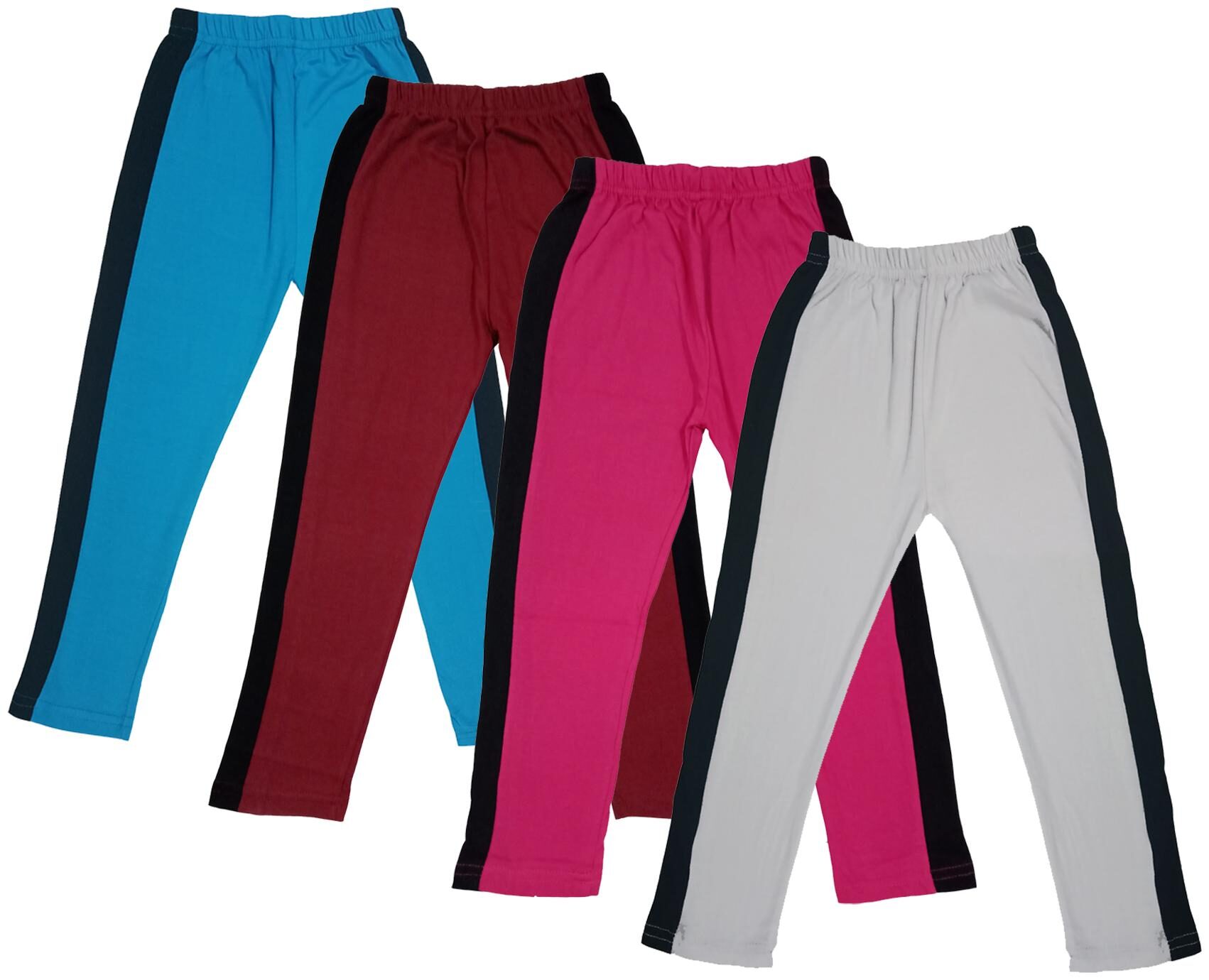 

Indiweaves Girl Cotton Solid Capri - Multi