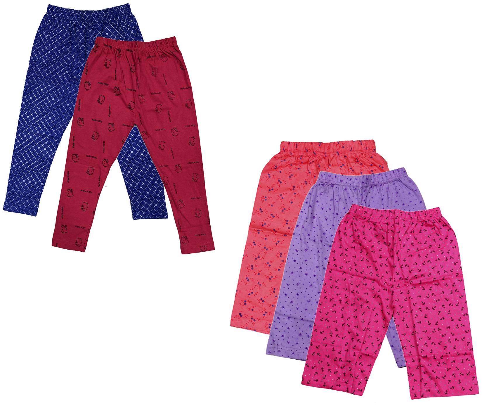 

Indiweaves Girl Cotton Printed Capri - Multi