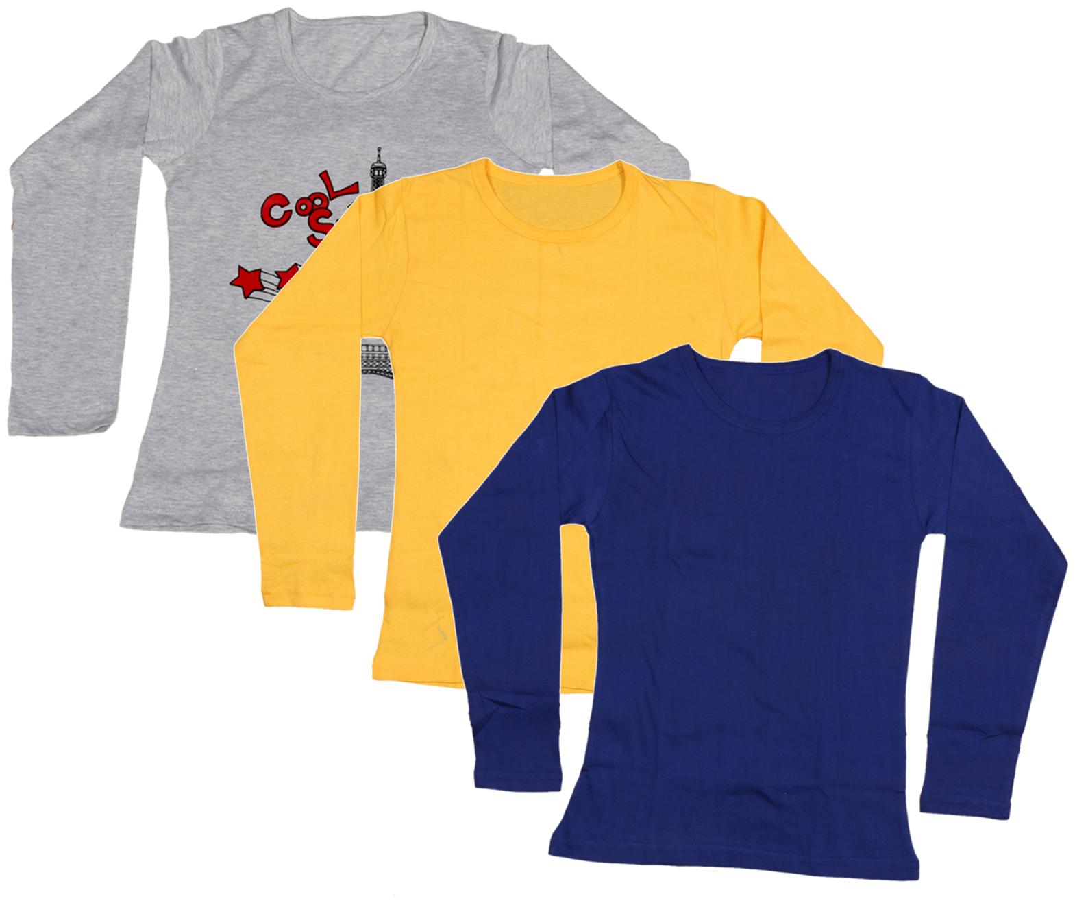 

Indiweaves Girl Cotton Printed T shirt - Multi