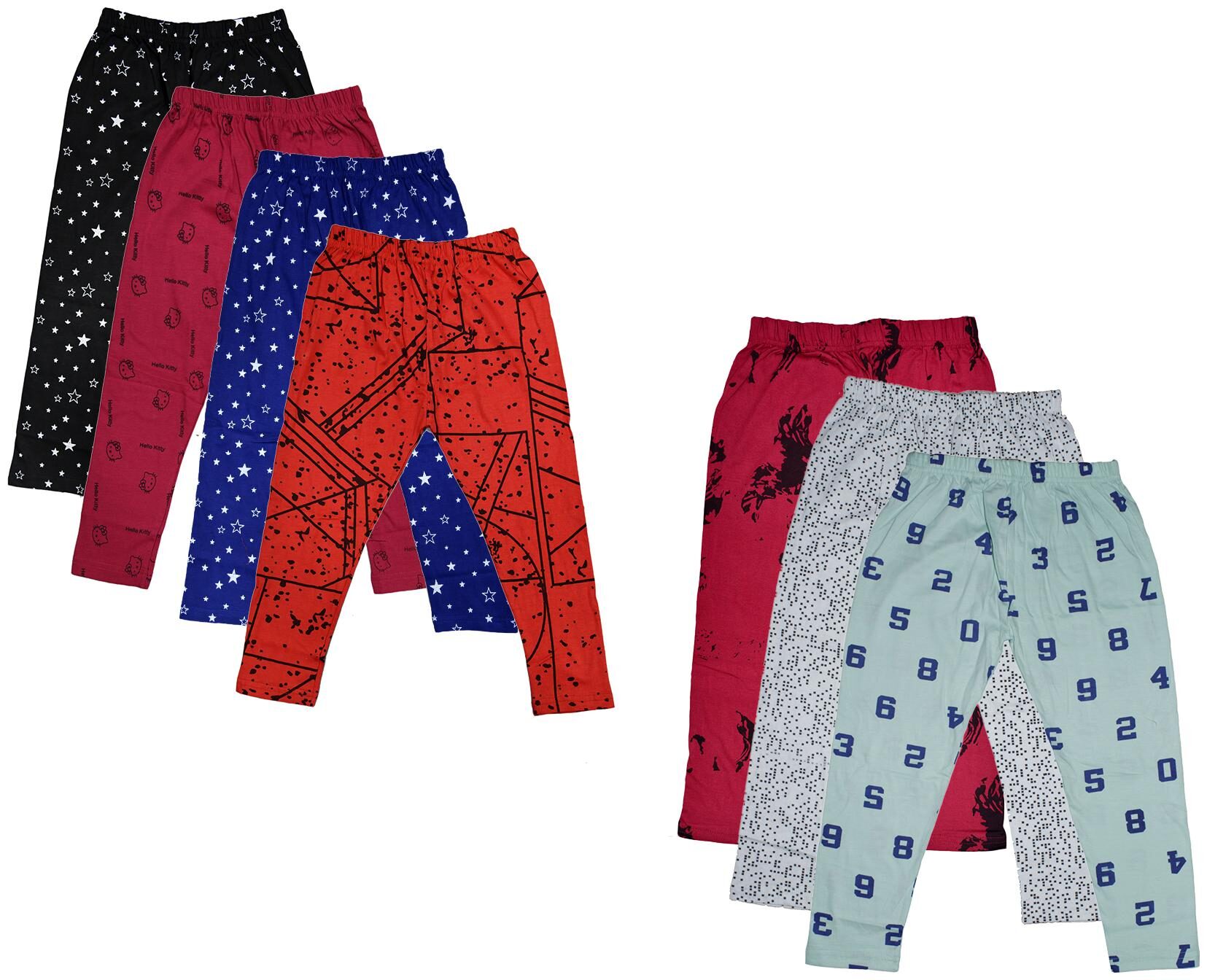 

Indiweaves Girl Cotton Printed Capri - Multi