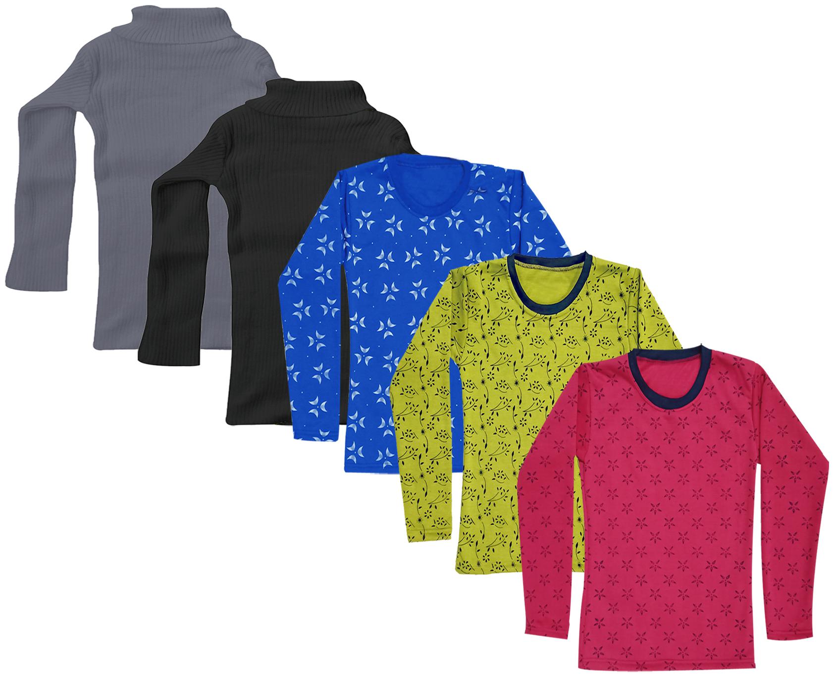 

Indiweaves Girl Wool Printed T shirt - Multi