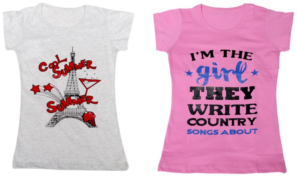 

Indiweaves Girl Cotton Solid T shirt - Multi