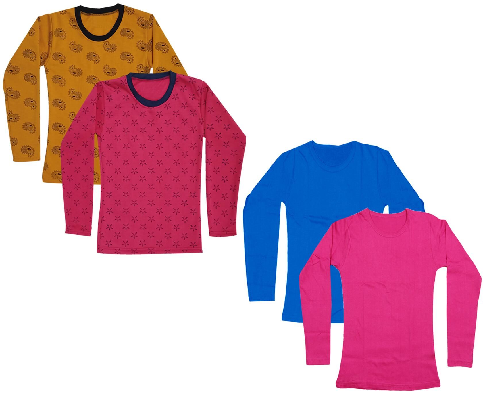 

Indiweaves Girl Cotton Printed T shirt - Multi