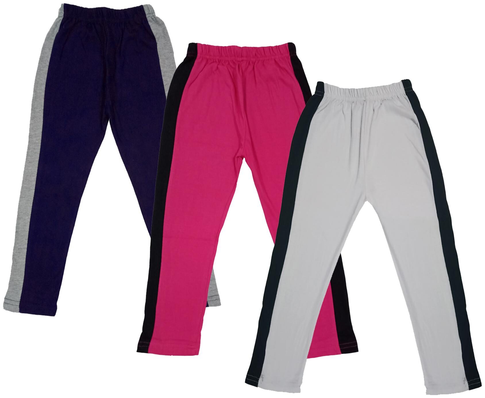 

Indiweaves Girl Cotton Solid Capri - Multi