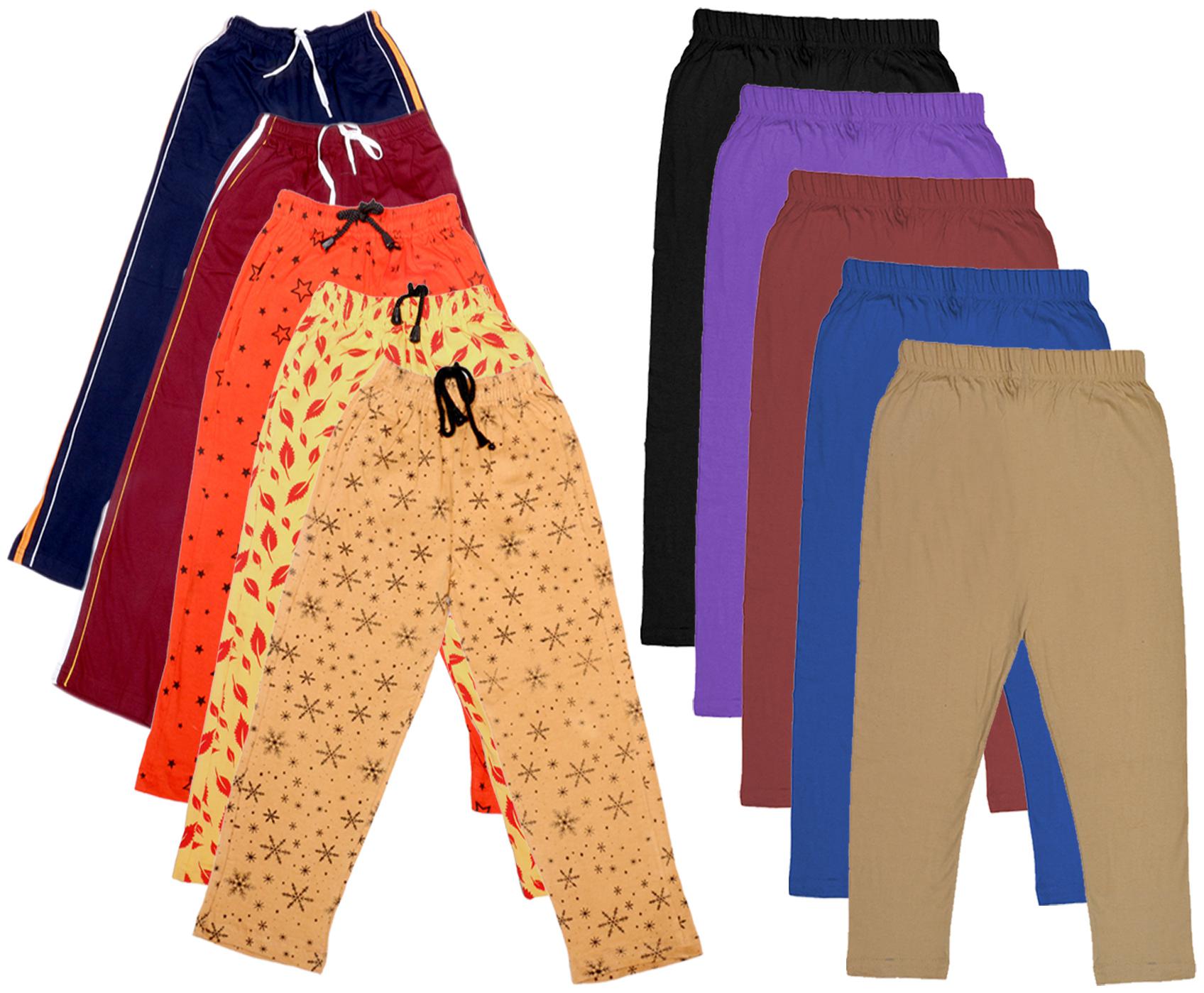 

Indiweaves Girl Cotton Solid Capri - Multi