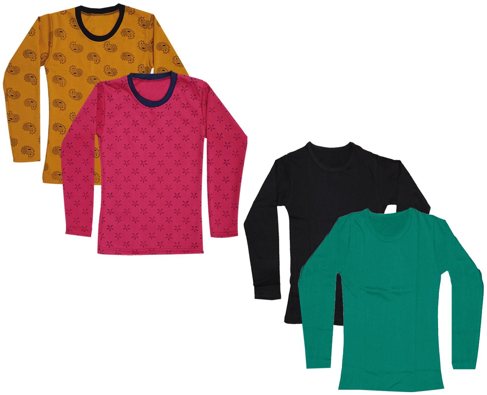 

Indiweaves Girl Cotton Printed T shirt - Multi