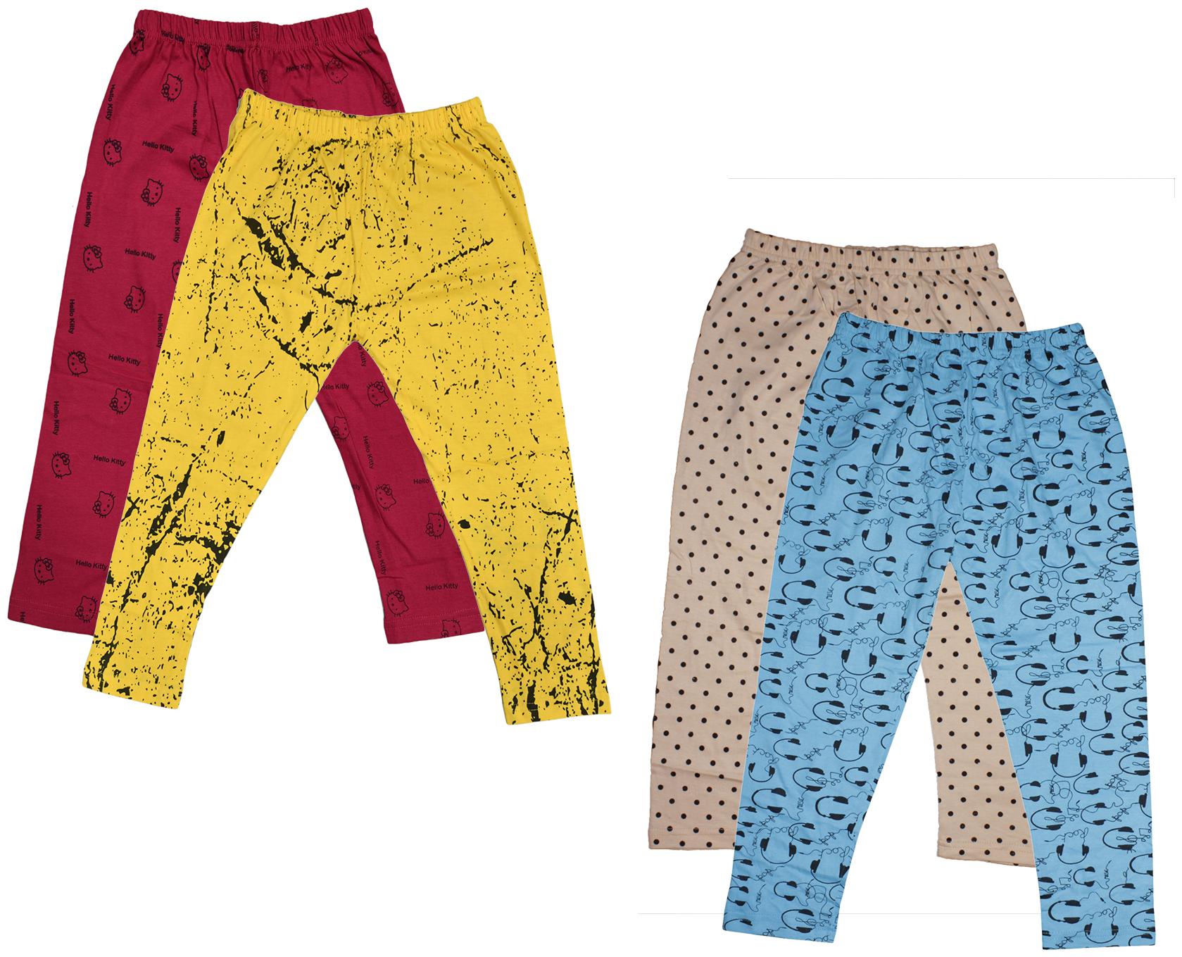 

Indiweaves Girl Cotton Printed Capri - Multi