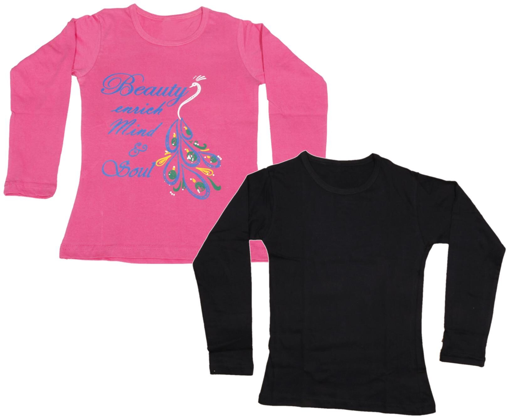

Indiweaves Girl Cotton Printed T shirt - Multi