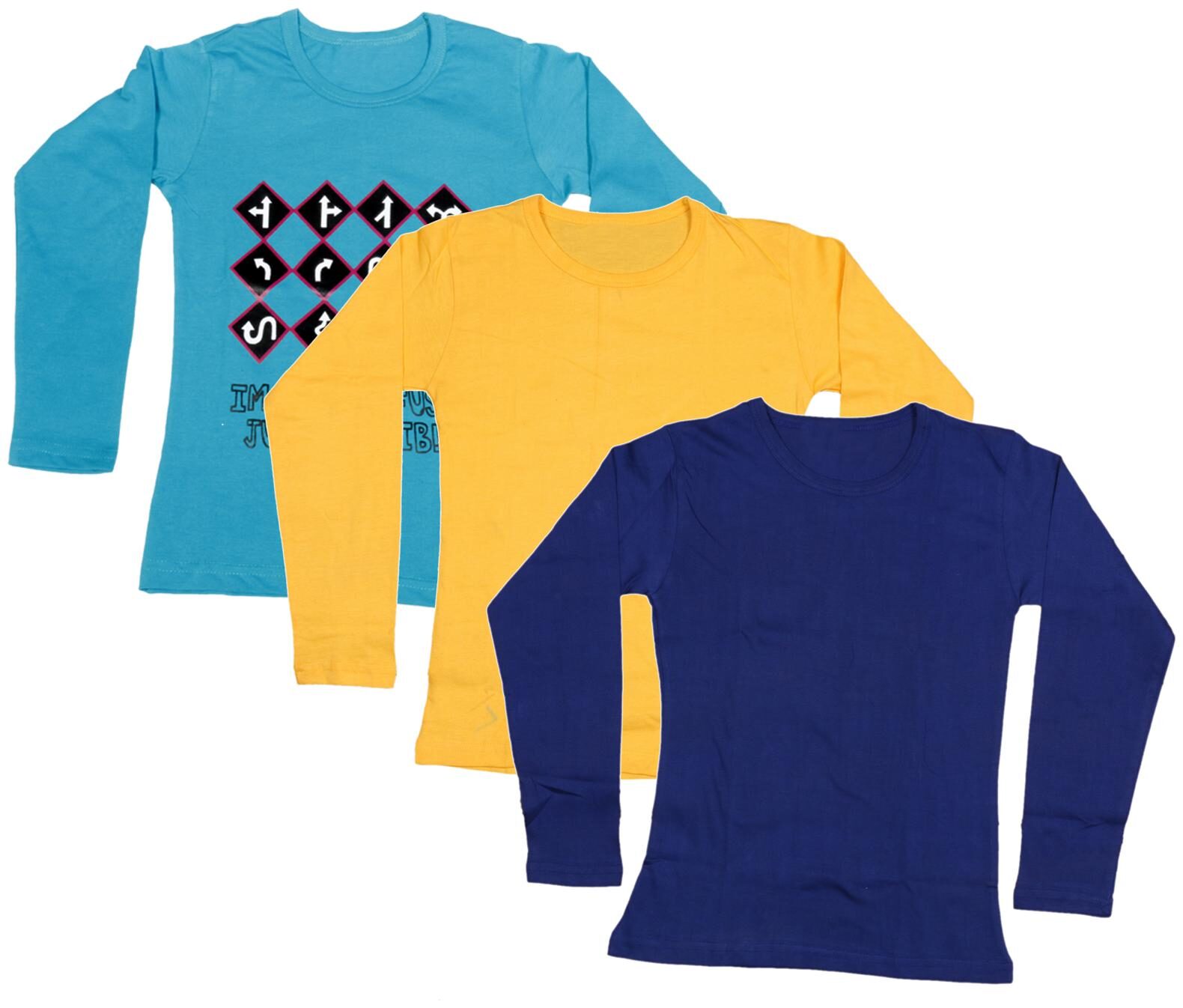 

Indiweaves Girl Cotton Printed T shirt - Multi
