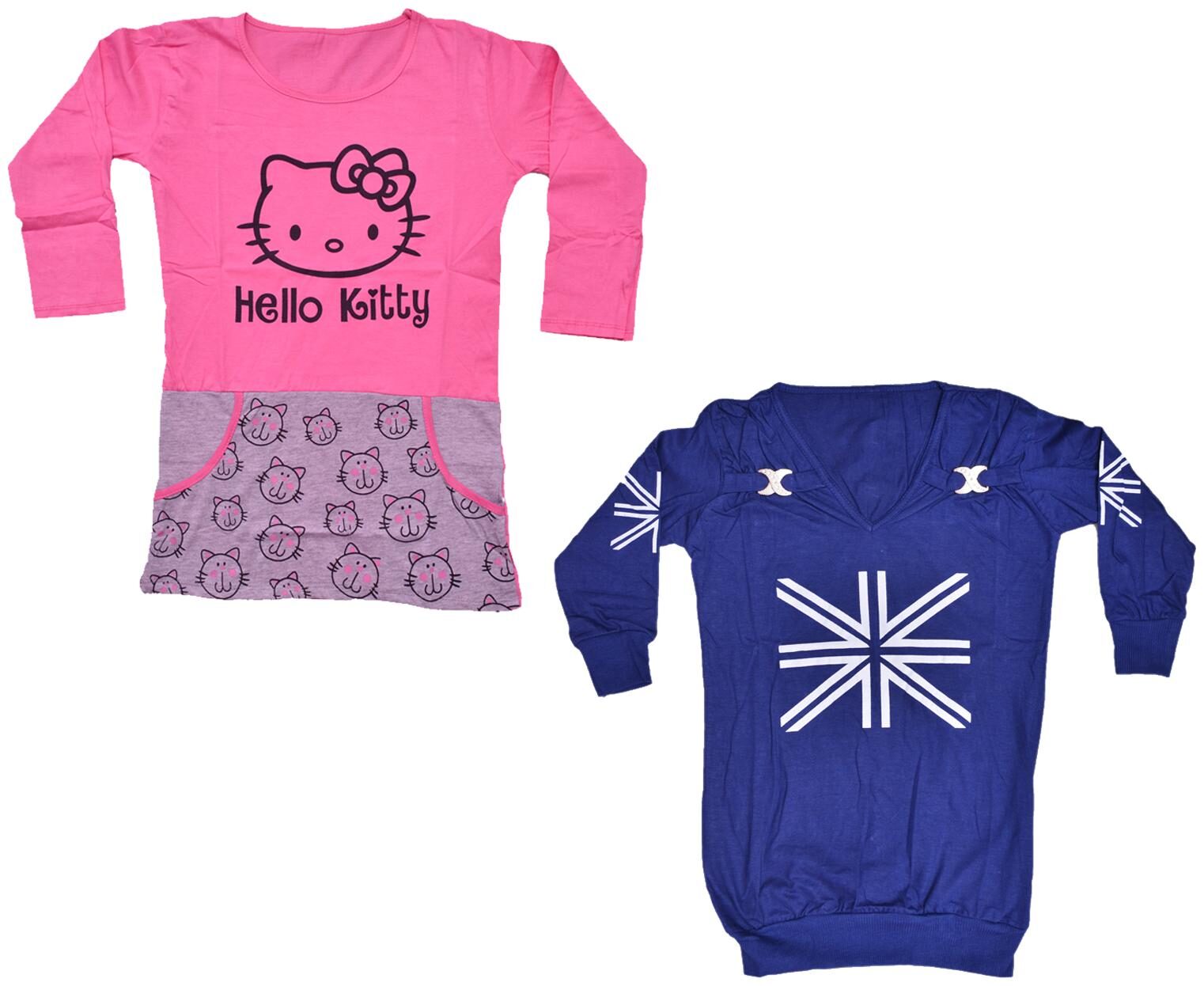 

Indiweaves Girl Cotton Printed Top - Multi