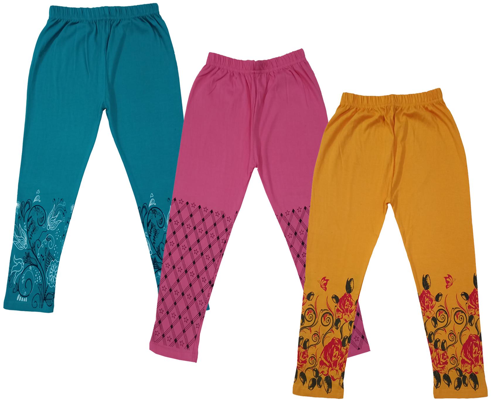 

Indiweaves Girl Cotton Printed Capri - Multi