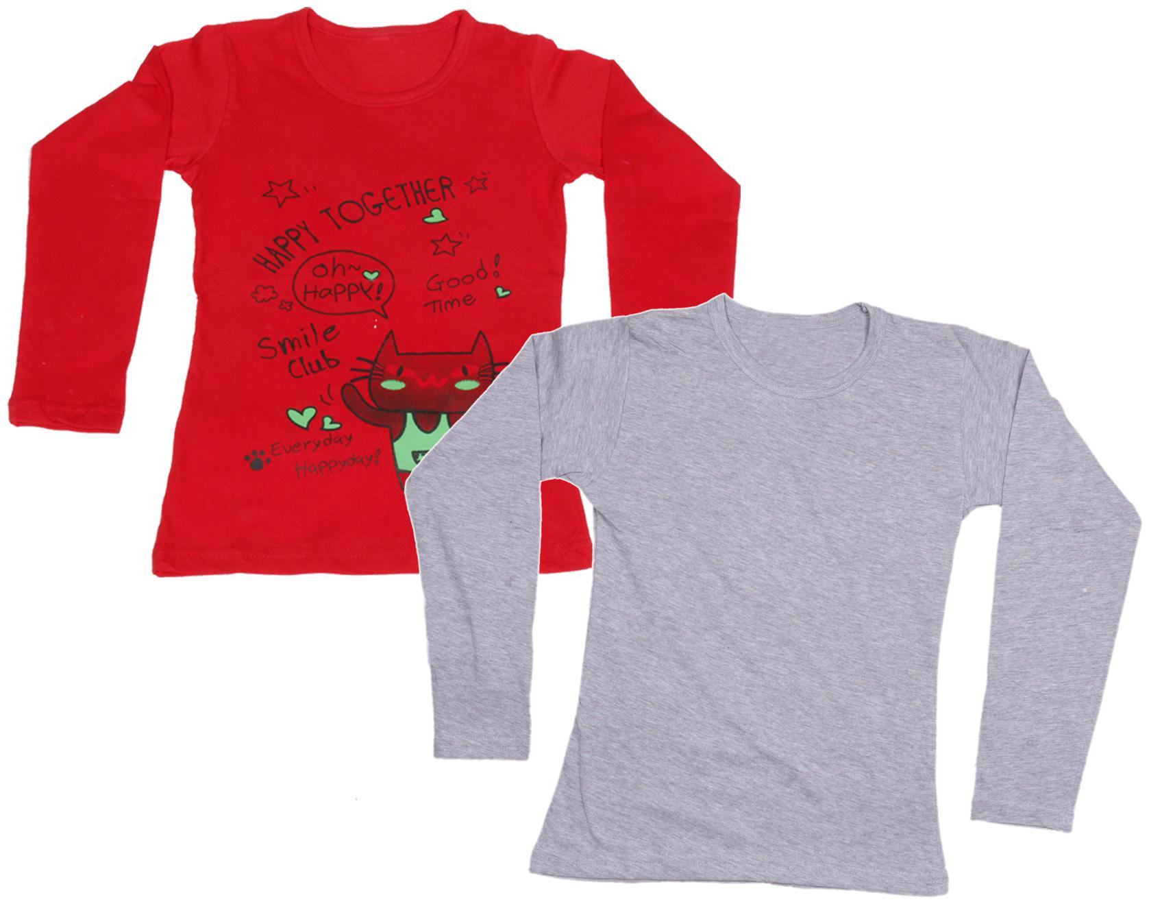 

Indiweaves Girl Cotton Printed T shirt - Multi