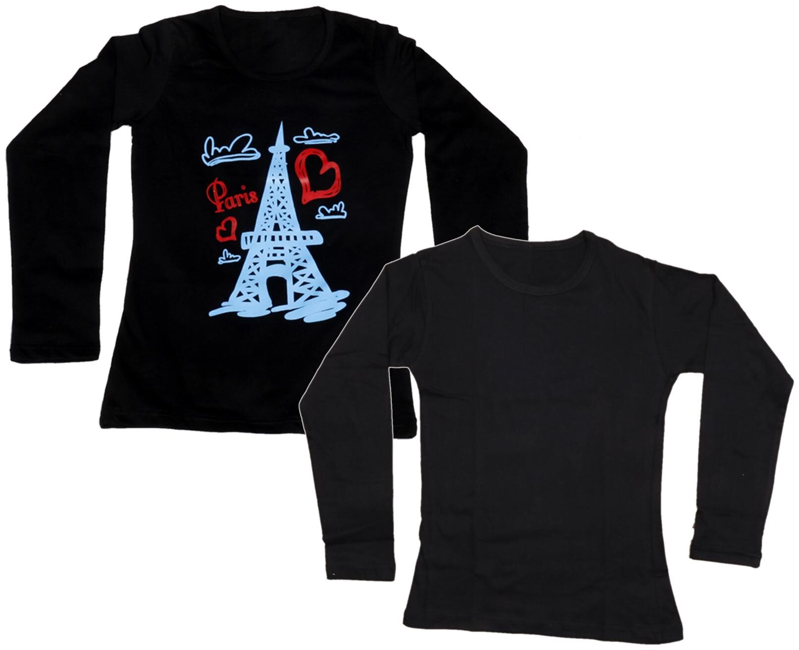 

Indiweaves Girl Cotton Printed T shirt - Black