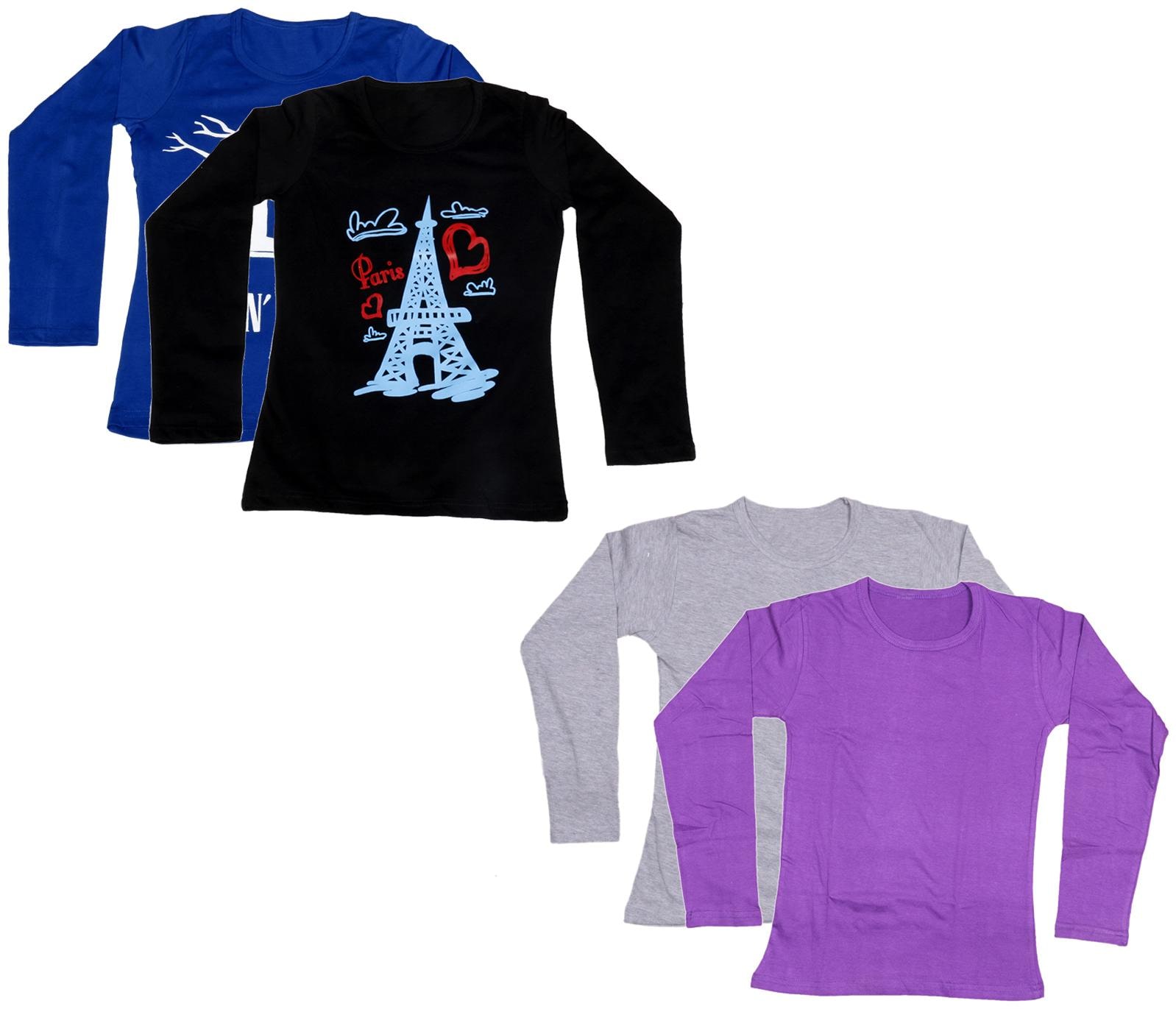 

Indiweaves Girl Cotton Printed T shirt - Multi