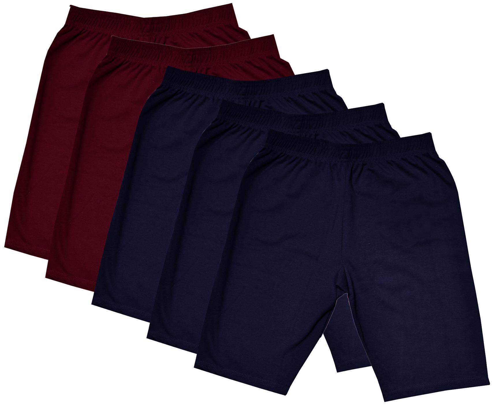 

Indiweaves Girl Cotton Solid Regular shorts - Blue