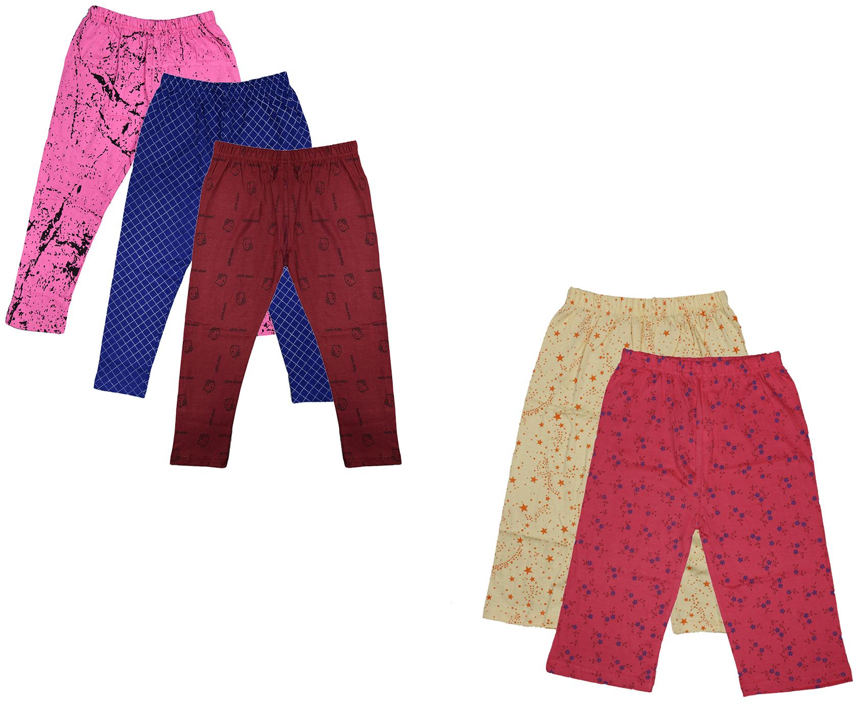 

Indiweaves Girl Cotton Printed Capri - Multi