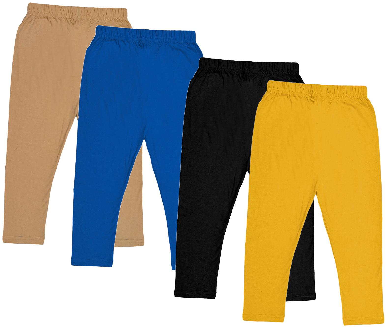 

Indiweaves Girl Cotton Solid Capri - Multi